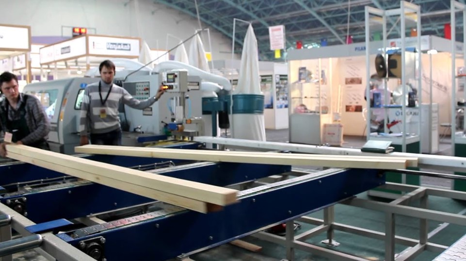 Открытие цеха по производству вагонки