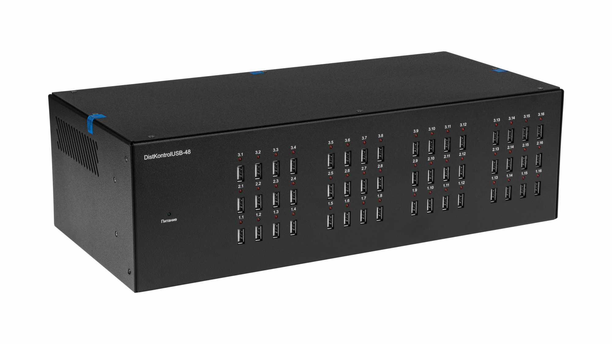 Управляемый USB over IP концентратор DistKontrolUSB-48 2.0 — ДистКонтрол