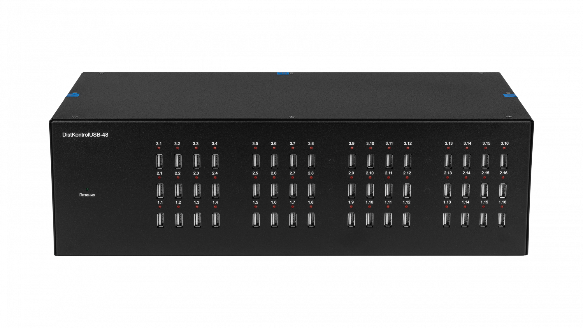 Управляемый USB over IP концентратор DistKontrolUSB-48 2.0 — ДистКонтрол