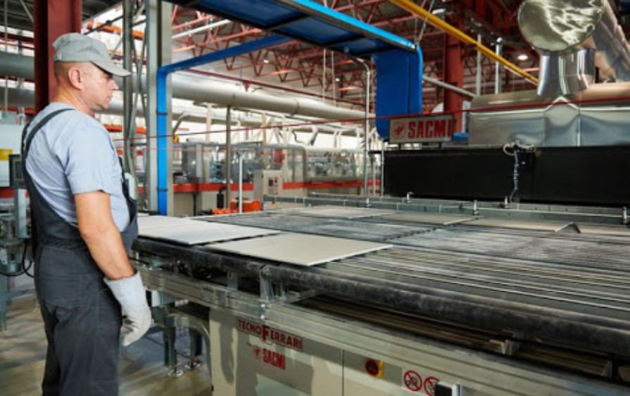 Открытие цеха по изготовлению керамической плитки