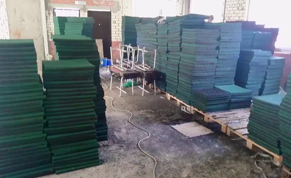 Цех по изготовлению резиновой плитки