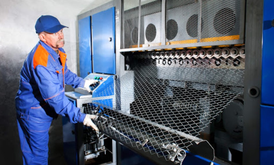 Производство сетки рабицы