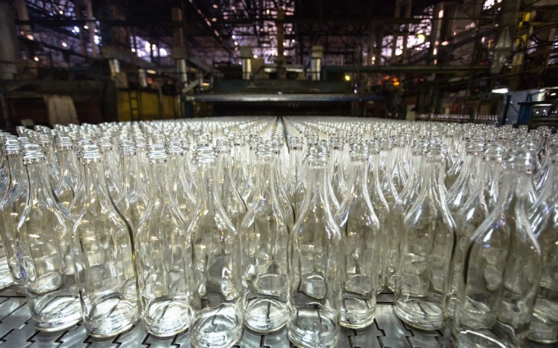 Производство стеклянных бутылок