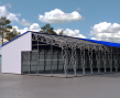 Быстровозводимый ангар из металлоконструкций