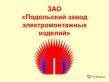 Подольский завод электромонтажных изделий (ПЗЭМИ)