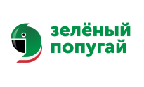 Зеленый попугай