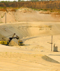 Люберецкий кварцевый песчаный карьер