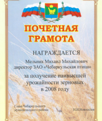 Чебаркульская птица