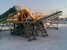 Дробилка щековая ДЩ-210 (ЩДС-2,5х4,0) на рамной конструкции (агрегат) 