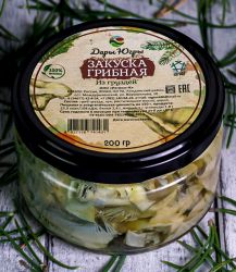Закуска грибная из груздей 200гр