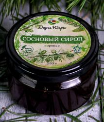 Сосновый сироп из молодых сосновых шишек 250 гр 