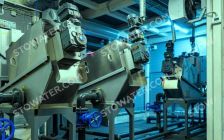 Шнековый обезвоживатель осадка сточных вод