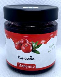 Варенье из дикорастущей лесной клюквы 200 гр