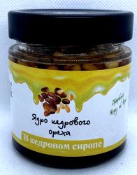 Кедровые орешки в кедровом сиропе из молодых кедровых шишек 200 гр 