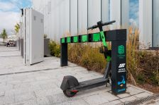 Зарядная станция для электросамокатов "Движок" (самокатопарковка)