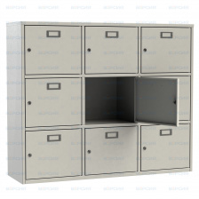 Шкафы для хранения касок (9 / 2 / 3 / 6 / 12 / 42 ячейки)