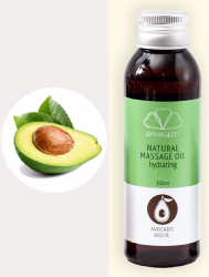 Базовое масло авокадо для классического, семейного массажа