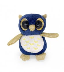 Брелок совы, синий, 11 см, Mi110