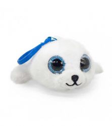 Нерпа брелок, на карабине, 15 см, Mi003