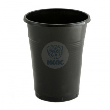 Стаканчик одноразовый 200 мл пластиковый черный Стандарт 100/42/4200