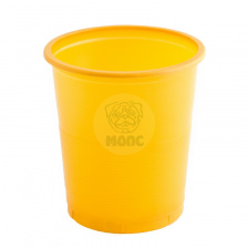Стакан одноразовый 500мл пластиковый Бочонок желтый Супер Эконом 85/20/1700