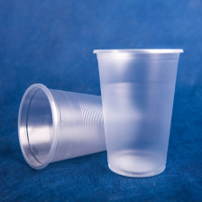 Стакан одноразовый 500 мл пластиковый Высокий прозрачный Эконом 100/20/2000