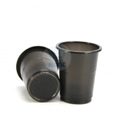 Стопка одноразовая пластиковая 100мл черная 50/140/7000