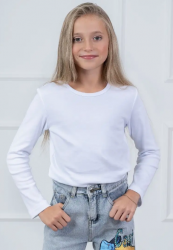 Лонгслив детский школьный унисекс. Р. 104-164. 7 цветов. ОПТ.