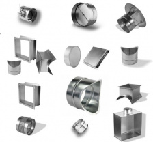 Воздуховоды и фасонные части стандартных и нестандартных типоразмеров