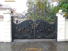 Эксклюзивные кованые ворота ручной работы