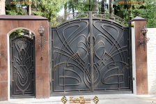 Авторские кованые ворота