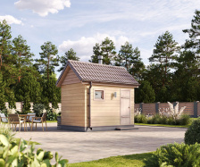 Баня 2х3 «Малютка»