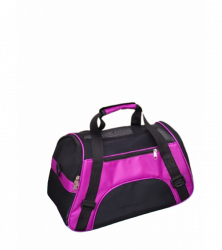 Переноска для животных, мягкий каркас, розовая, 4640