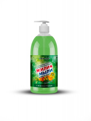 Жидкое мыло «Жили-Мыли‎» Антибактериальное с Лечебными травами 1 л, Дозатор, Флакон