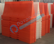 Компактный вкладывающийся дорожный разделительный блок 2000