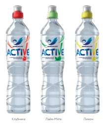 Вода со вкусом любимых фруктов и ягод Лебёдушка ACTIVE без газа. SportLock