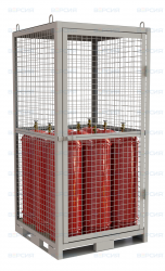 Клеть для хранения пропановых баллонов (9 / 12 / 16 баллонов)