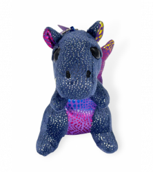 Брелок Дракон, синий, 13см, Mi133