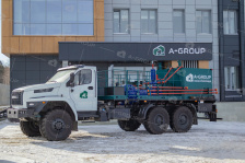 Цементировочный агрегат ЦА-320 на шасси Урал 4320-72