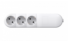 Колодка удлинителя CADUCEUS ALING без выключателя, 3х16А, 250В~ (Артикул: 443)