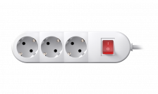 Удлинитель CADUCEUS ALING с выключателем, 3х16А, 250В~, 5м (Артикул: 44305)