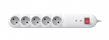 Удлинитель CADUCEUS ALING с выключателем, 5х16А, 1,5м, 250В~ с защитой от перенапряжения (Артикул: 44601)