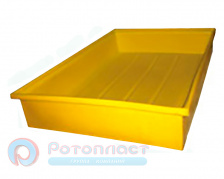 500 литров пластиковая прямоугольная открытая емкость (лоток)