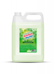 Крем-мыло «Жили-Мыли‎» Антибактериальное с аром. «Алое Вера» 5 л, Канистра