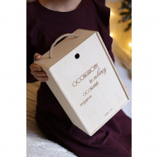 Деревянный пенал с гравировкой