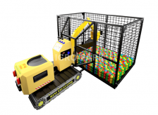 Экскаватор Mini Excavator с ограждением