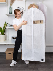 Чехол для одежды из спанбонда