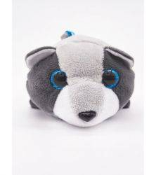 Брелок Енотик из антистресс материалов на подвесе, 14 см, Mi023