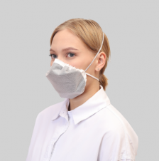 МИРА 1012AB – Фильтрующая полумаска второго класса (FFP2) с дополнительной защитой от органических и неорганических газов