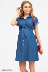 Платье для беременных и кормящих из тенсела